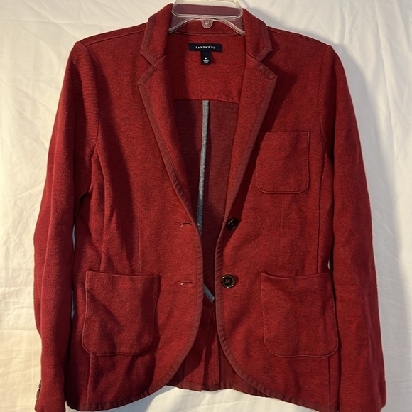 FREE W/ PURCHASE LANDS’ END Blazer- Maroonish Red - - Picture 6 of 7